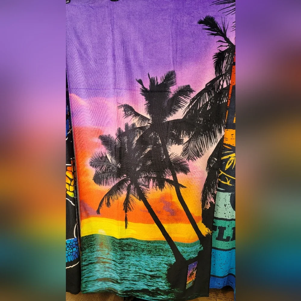 Summer Deal🏷 Cotton Tropical Sunset Beach Towel